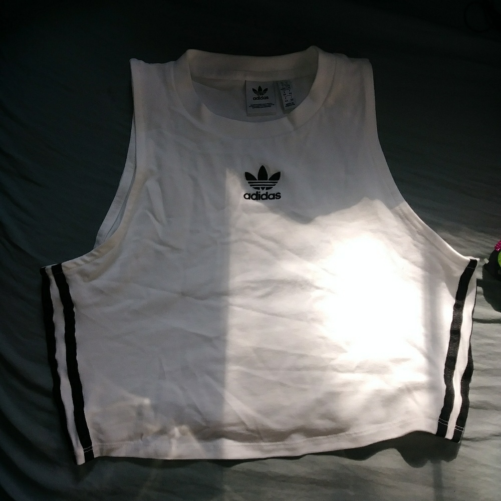 Adidas cropped tank